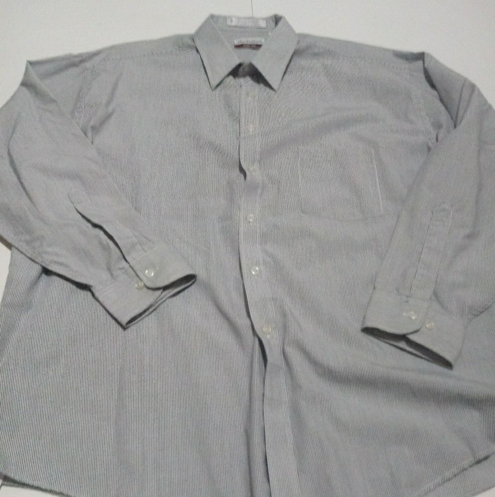 Manhattan Long Sleeve Button Down Shirt 18.5